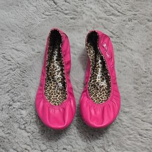 BALLASOX made in Brazil hot pink ballerina flats